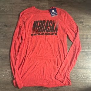 Champion nebraska long sleeve t shirt